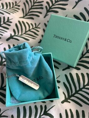 Tiffany & Co. Silver Tag. Tiffany 16 inch chain plus a 18 inch 925 chain